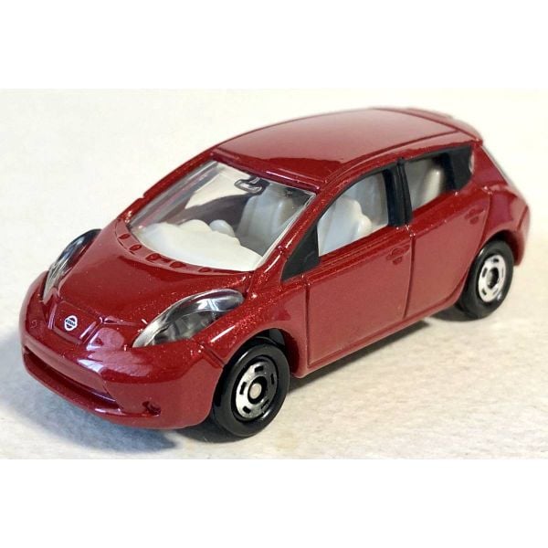 Xe Ô Tô Mô Hình Tomica 120 Nissan Leaf màu đỏ.1