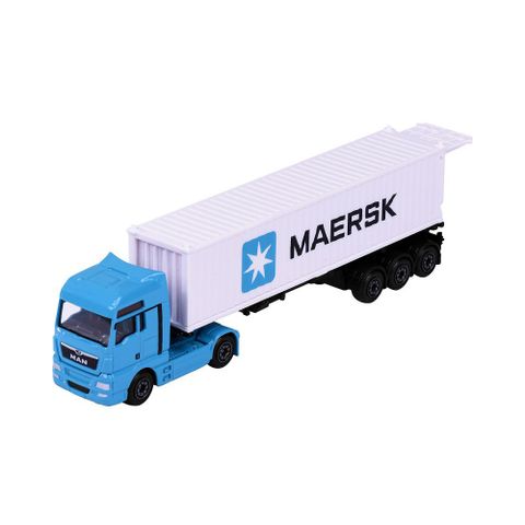  212057289 Xe Mô Hình MAJORETTE MAERSK Transport Vehicles 