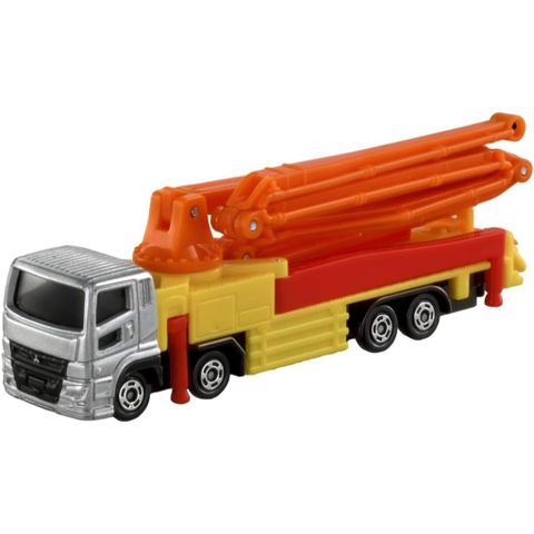  Tomica 127 a Mitsubishi fuso super Great Concrete Pumping truck 