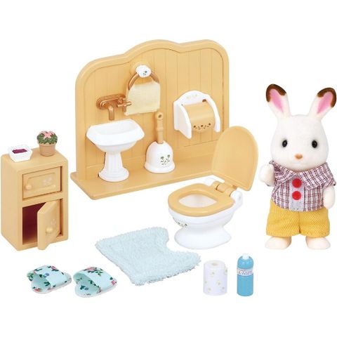  Đồ chơi DF-09 Rabbit Furniture Set toilet Sylvanian Families 