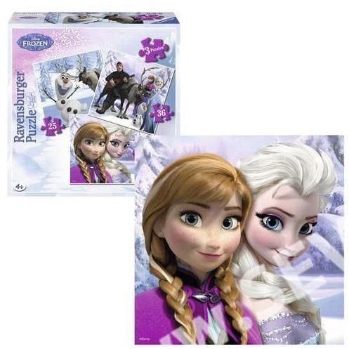  Xếp hình puzzle Frozen 3 bộ 25/36/49 mảnh Ravensburger RV07276 
