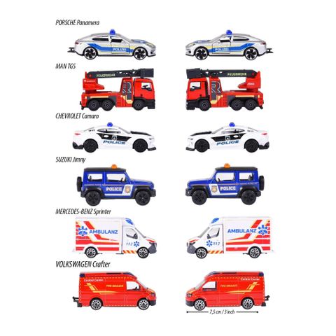  212057181 Xe Mô Hình Cứu Hộ MAJORETTE S.O.S. Cars 