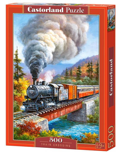  Xếp hình puzzle chuyển động của đoàn tàu 500 mảnh CASTORLAND B-53216 