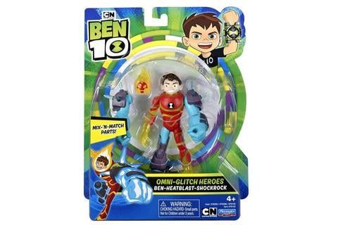  23win09 Omni-Glitch Heroes Ben - Heatblast - Shockrock 