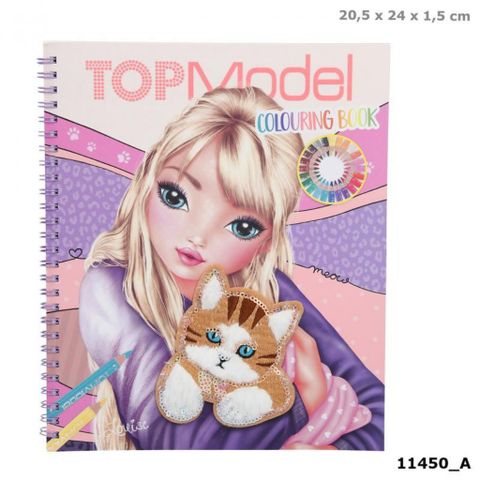  Vở thiết kế tô màu chủ đề Cat kèm sticker Topmodel 11450 