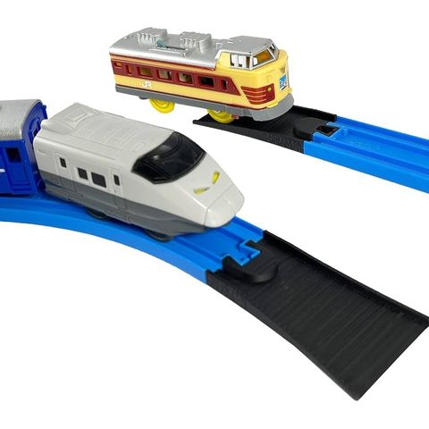  Ray nối Plarail 19120 Slope Rail (2 Pattern Set) màu đen 