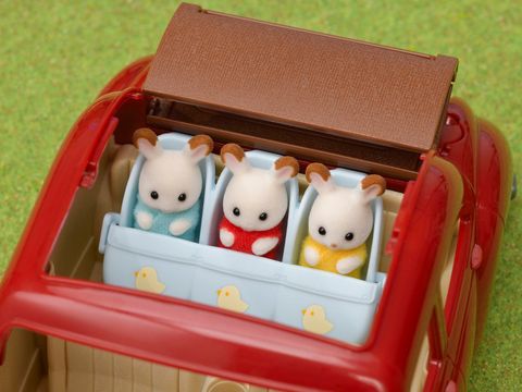  Xe đẩy 3 chỗ Sylvanian Families Triplets Stroller 