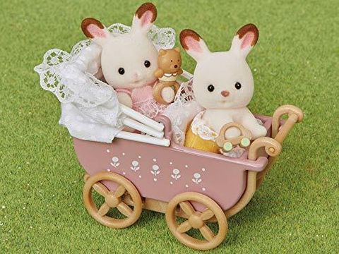  Set đồ chơi Xe đẩy em bé Sylvanian Families KA-205 Luxury Baby Carriage Set 