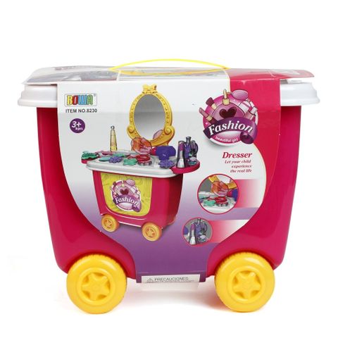  8230- Bộ xe đẩy dụng cụ trang điểm 