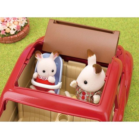  Sylvanian Family V-05 Funny Outdoor Family Car 