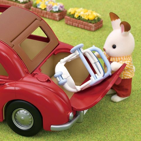  Sylvanian Family V-05 Funny Outdoor Family Car 