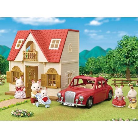  Sylvanian Family V-05 Funny Outdoor Family Car 