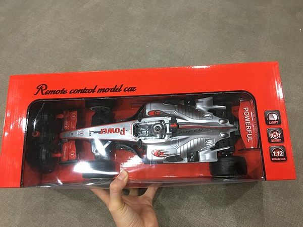  Xe đua công thức F1 điều khiển 1:12 màu bạc FA86B-S 