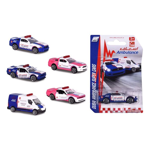 Xe Mô Hình MAJORETTE Dubai Ambulance Super Cars
