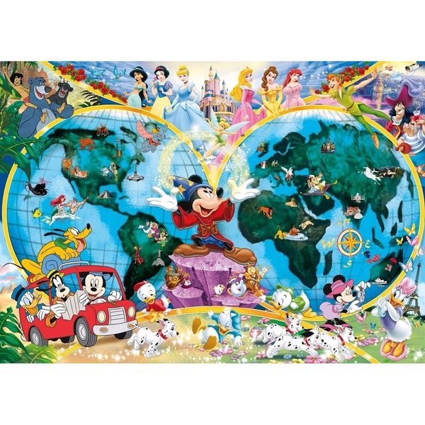Xếp hình puzzle Disney - World Map 1000 mảnh RAVENSBURGER RV157853