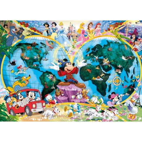  RV157853 Xếp hình puzzle Disney - World Map 1000 mảnh RAVENSBURGER 