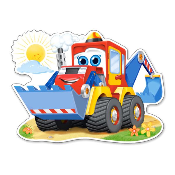Xếp hình Puzzle Xe Công Trường 12 mảnh Maxi CASTORLAND B-120024