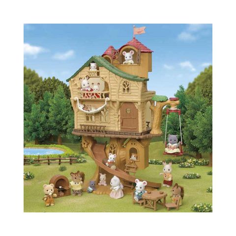  Sylvanian Families EP-62 Calico Critters Forest Log Cabin House 
