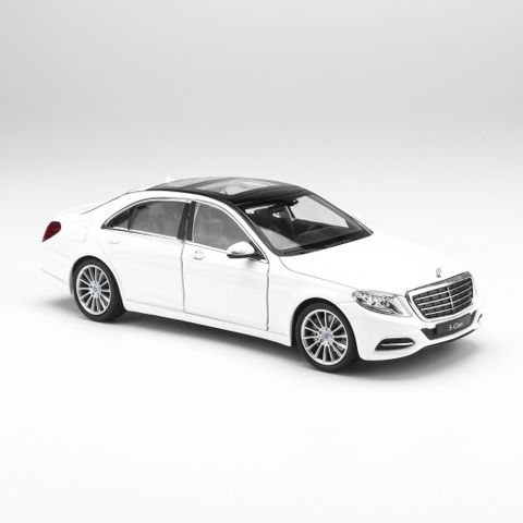  Mô hình xe Mercedes-Benz S-Class 1:24 Welly- 24051- (đen) 