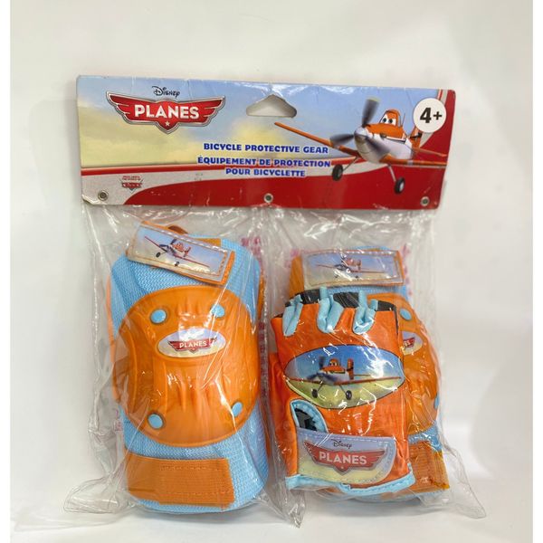 Set bảo hộ đầu gối, khuỷu tay và găng tay Disney Planes