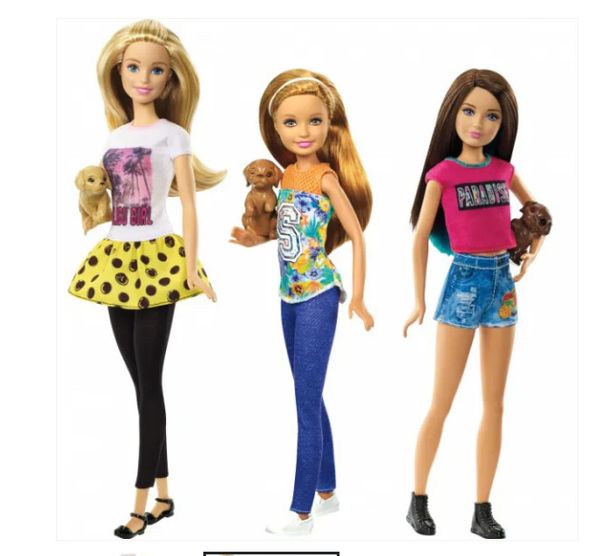 Chị em búp bê và thú cưng Barbie DMB29