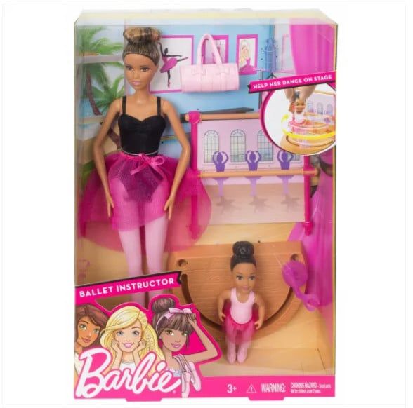 Búp bê Barbie cô giáo múa Ba-lê và học sinh