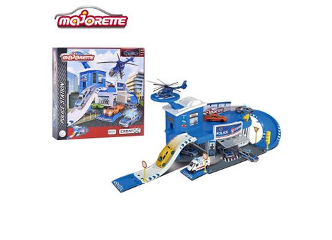  Trạm Cảnh Sát Majorette Creatix Police Station + 1 xe 