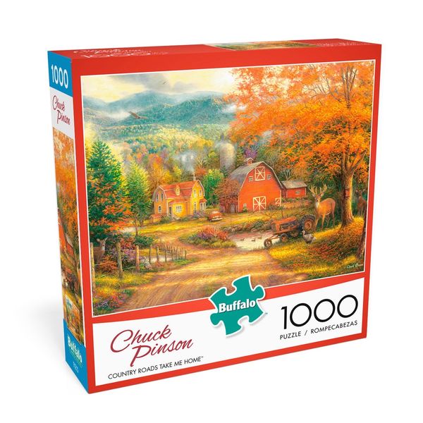 Xếp hình Jigsaw puzzle 1000 miếng Buffalo Games Chuck Pinson Country Roads Take Me Home
