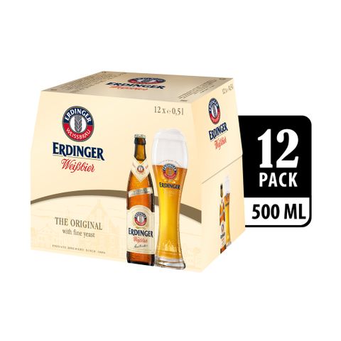 Erdinger Weibbier 5,3% – Chai 500ml
