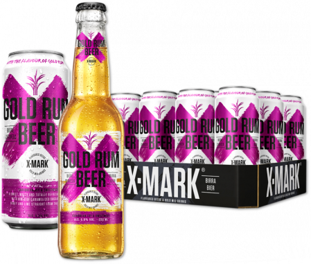 X–Mark Gold Rum 5.9% – Chai 330ml