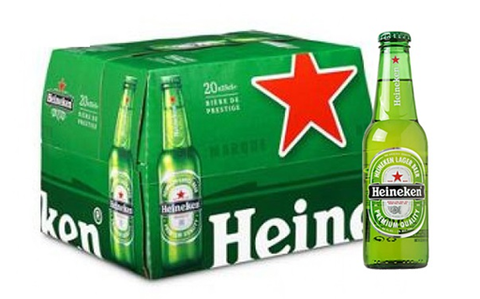 Heineken Pháp 5% – Chai 250ml – Thùng 20 Chai
