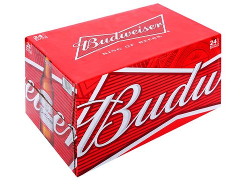 Budweiser 5% – Chai 330ml – Thùng 24 Chai