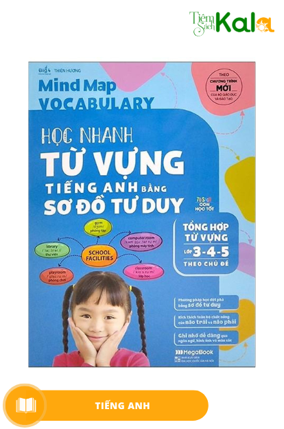  Mindmap Vocabulary Học Nhanh Từ Vựng Tiếng Anh Bằng Sơ Đồ Tư Duy (Tổng hợp từ vựng lớp 3-4-5 theo chủ đề) 