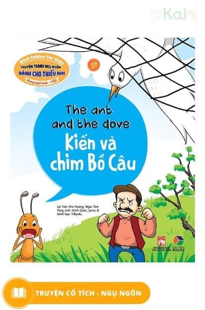  Truyện ngụ ngôn dành cho thiếu nhi (song ngữ)  - Kiến và chim bồ câu 