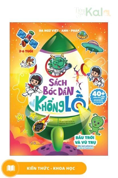  Sách Bóc Dán Khổng Lồ - Bầu Trời và Vũ Trụ 