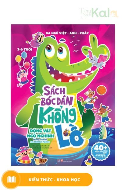  Sách Bóc Dán Khổng Lồ - Động vật ngộ nghĩnh 