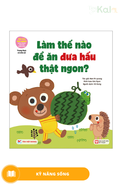  GẤU CON TINH NGHỊCH: LÀM THẾ NÀO ĐỂ ĂN DƯA HẤU THẬT NGON? - TRUNG THỰC VÀ CHIA SẺ 