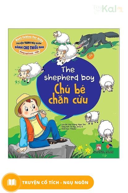  Truyện tranh ngụ ngôn dành cho thiếu nhi - Chú bé chăn cừu 