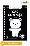  Kích Thích Phát Triển Thị Giác Cho Bé - Sách-Đồ Chơi Tương Tác (0-12 Tháng): Các Con Vật 