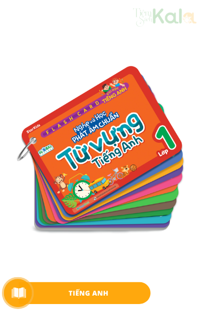  Flashcard vui học Tiếng Anh: Nghe và học phát âm chuẩn từ vựng Tiếng Anh lớp 1 