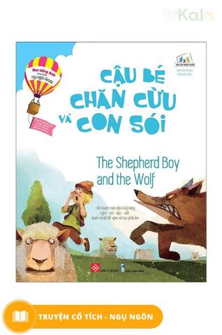 hoc-tieng-anh-cung-truyen-ngu-ngon-aesop-cau-be-chan-cuu-va-con-soi