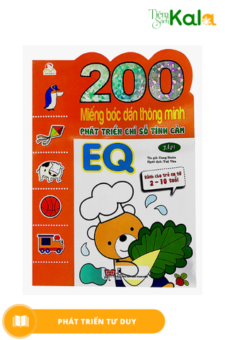  200 Miếng Bóc Dán TM PT Chỉ Số Tình Cảm EQ T1 - Dành Cho Trẻ 2-10 Tuổi 