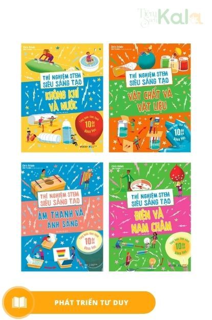  Bộ sách thí nghiệm Steam siêu sáng tạo (bộ 4 cuốn) 