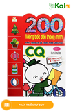  200 Miếng Bóc Dán Thông Minh Phát Triển Chỉ Số Thông Minh Sáng Tạo CQ Tập 2 - Dành Cho Trẻ 2-10 Tuổi 