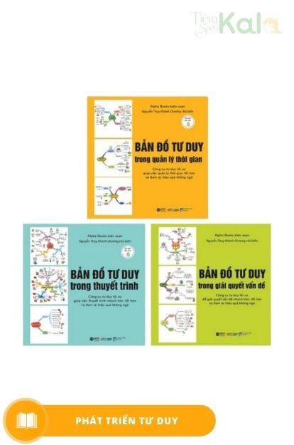  Bộ Bản đồ Tư duy - Mindmap (Bộ 3 cuốn) 
