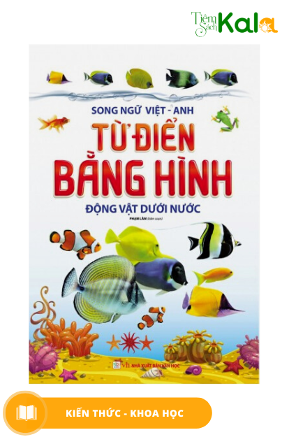  Song ngữ anh việt - Từ điển bằng hình - Động vật dưới nước 