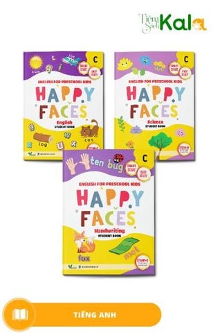  COMBO HAPPY FACES - NỤ CƯỜI HẠNH PHÚC LEVEL C (3 môn) 