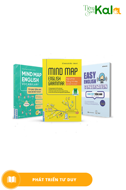  Combo 3 Cuốn Mind Map English Grammar – Ngữ pháp + Từ Vựng Và Giao Tiếp Tiếng Anh Qua Sơ Đồ Tư Duy 