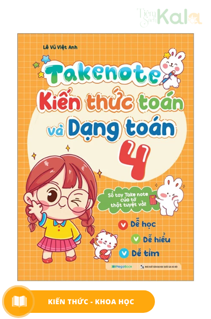  Takenote kiến thức toán và dạng toán 4 