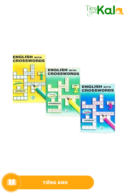  Trọn bộ 3 cuốn English with Crosswords 